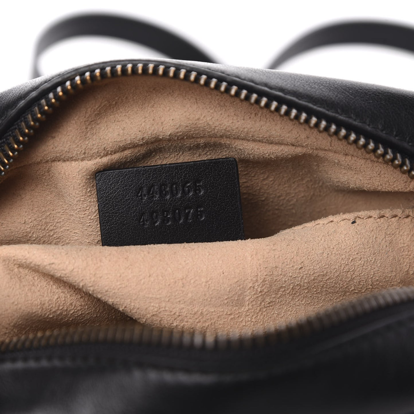 Calfskin Matelasse Mini GG Marmont Chain Shoulder Bag Black