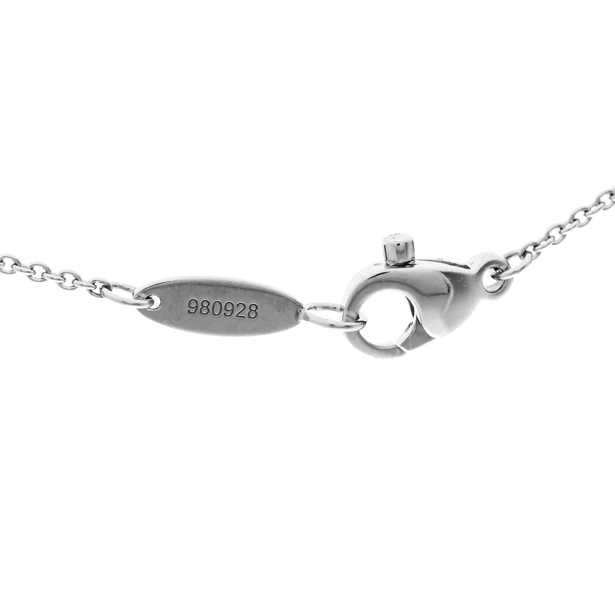 Platinum Diamond .55ct Pear Cut Micropave Pendant Necklace