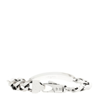 Gucci Sterling Silver GG Bee ID Chain Bracelet 2 of 7