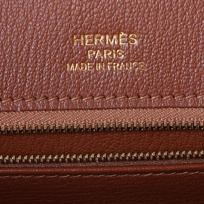 Hermes Tadelakt Ghillies Birkin 35 Fauve 14 of 29