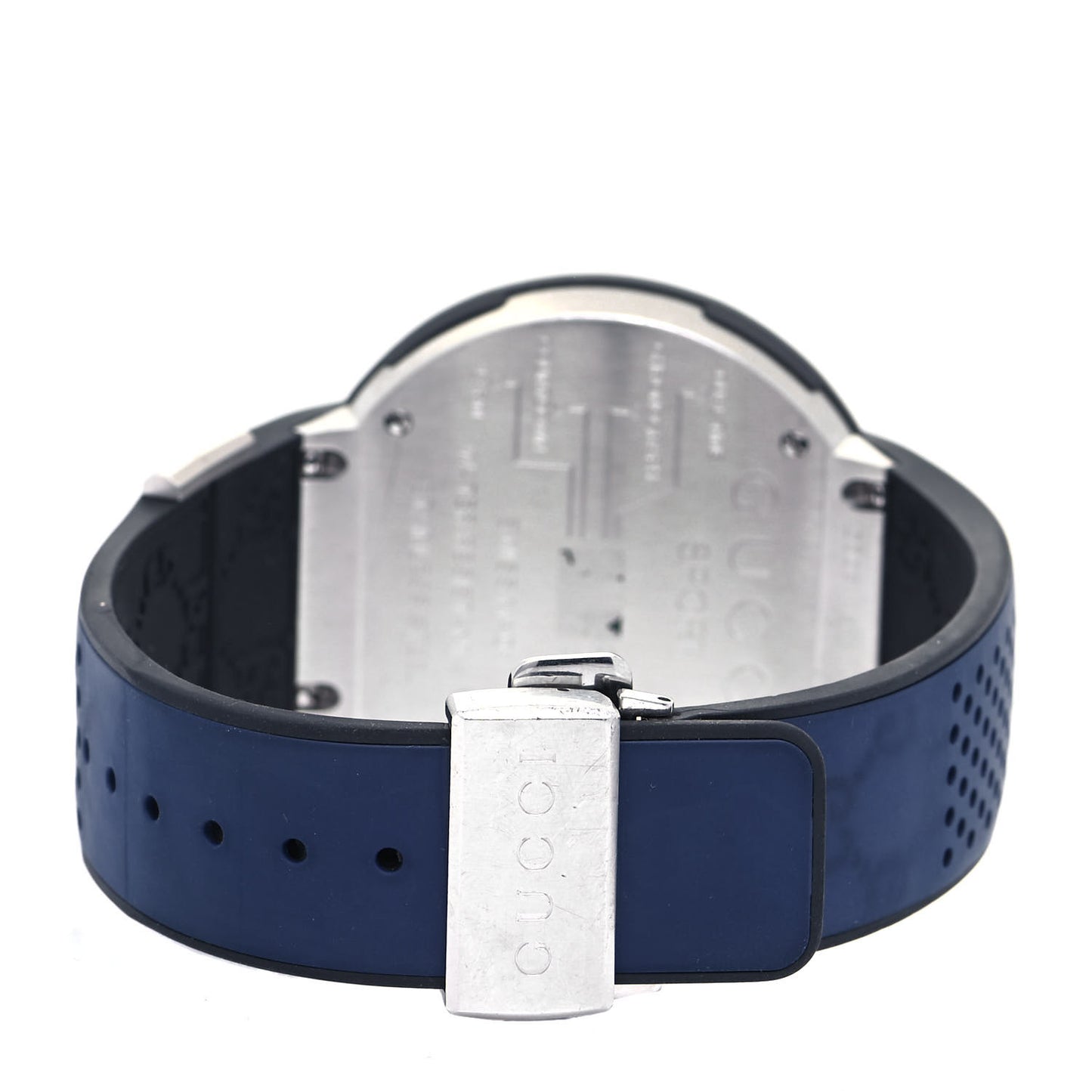 Stainless Steel Rubber 49mm Digital I-Gucci Sport Watch