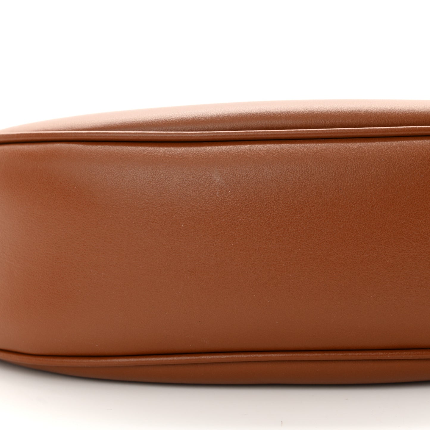 Smooth Calfskin Medium Strap Ava Triomphe Shoulder Bag Tan