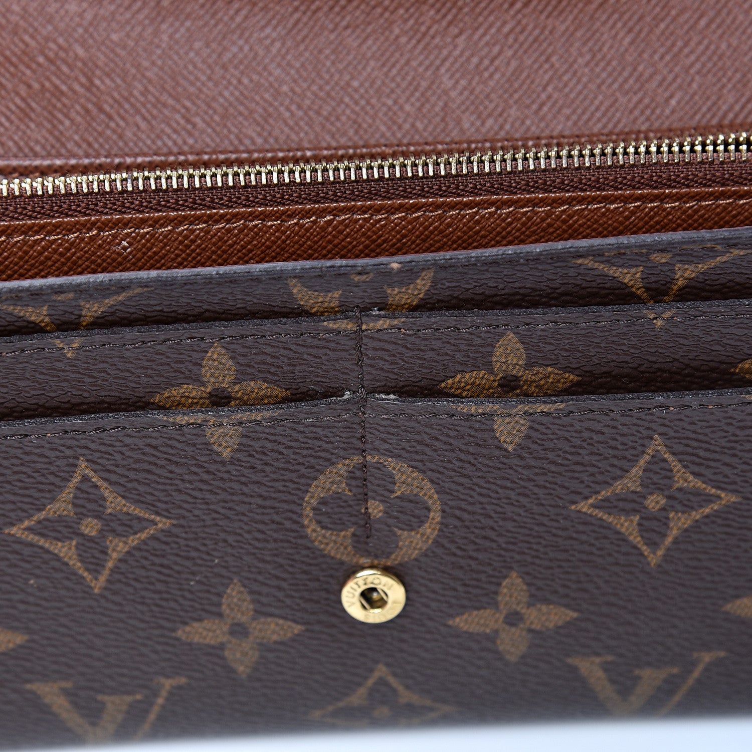 Louis Vuitton Monogram Sarah Wallet NM 7 of 11