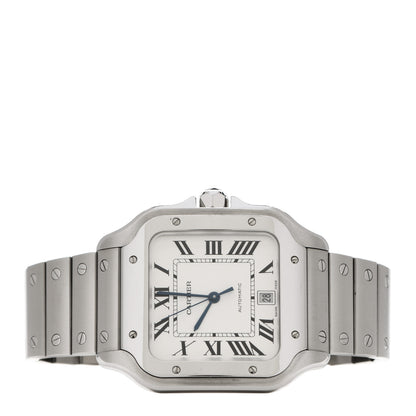 Cartier Stainless Steel 39.8mm Santos De Cartier Automatic Watch 2 of 5