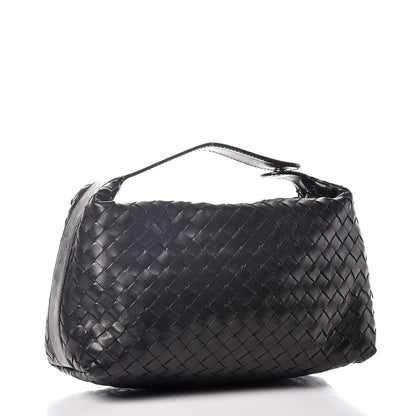 Bottega Veneta Nappa Intrecciato Large Cosmetic Case Black 3 of 8