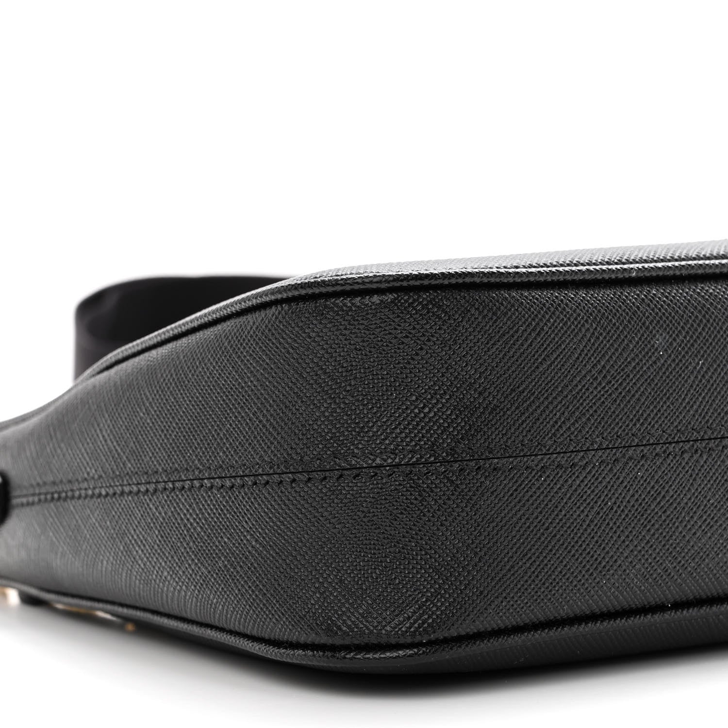 Prada Saffiano Lux Re-Edition 2005 Shoulder Bag Black 7 of 9