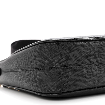 Prada Saffiano Lux Re-Edition 2005 Shoulder Bag Black 7 of 9