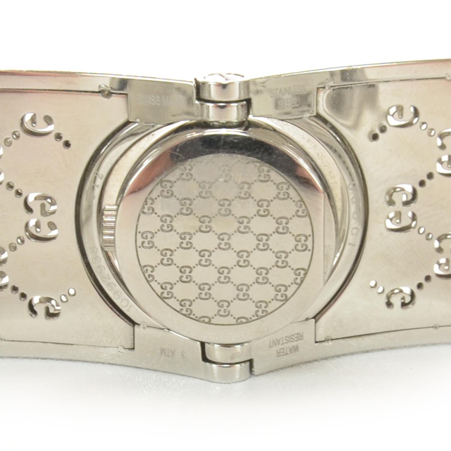 Gucci Stainless Steel 33mm Twirl Quartz Watch Brown 5 of 5