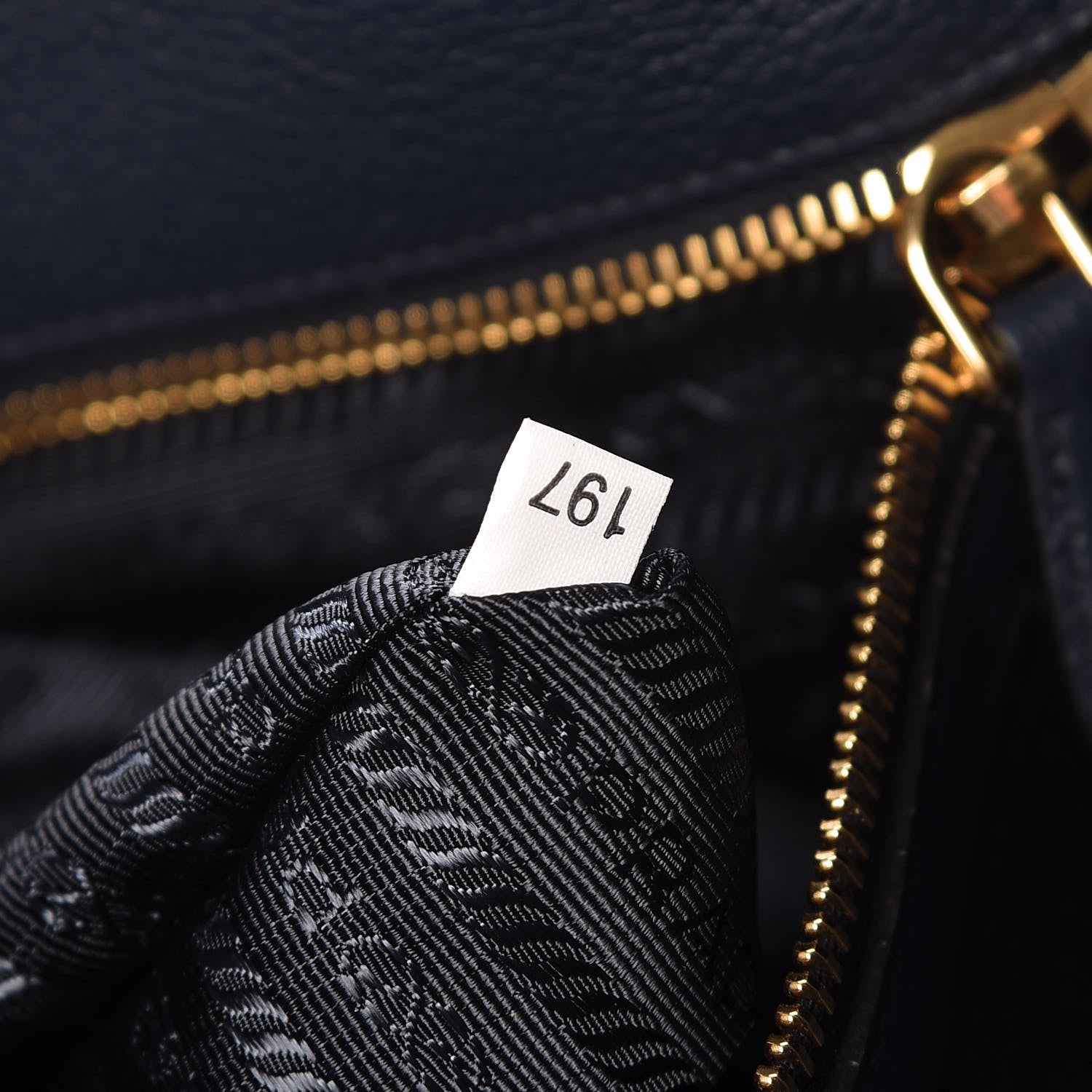 Prada Vitello Daino Tote Baltico 7 of 9
