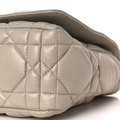 Christian Dior Calfskin Macrocannage Medium Caro Bag Sand 8 of 8