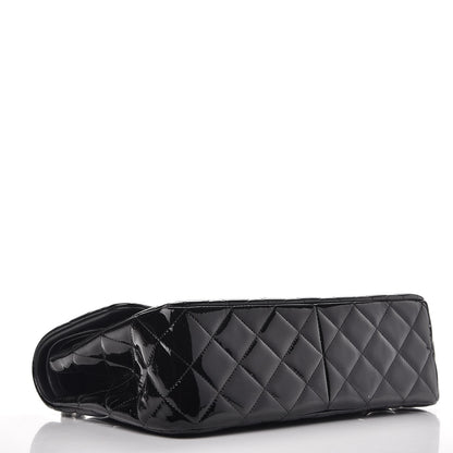 Chanel Patent Quilted Jumbo Double Flap Black 5 of 11