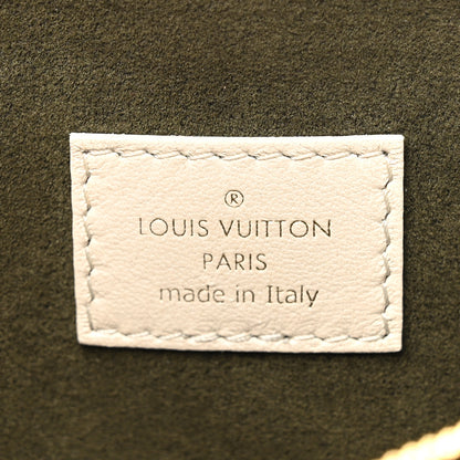 Louis Vuitton Lambskin Embossed Monogram Coussin PM Beige Cream 8 of 15