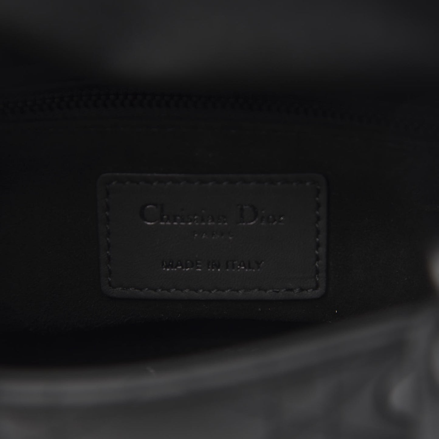 Ultra Matte Calfskin Cannage Mini Lady Dior Black