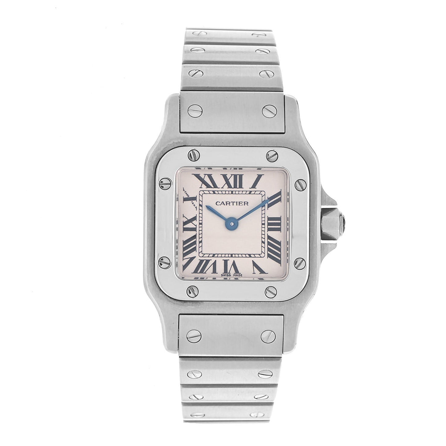 Stainless Steel 24mm Santos de Cartier Galbee Quartz Watch