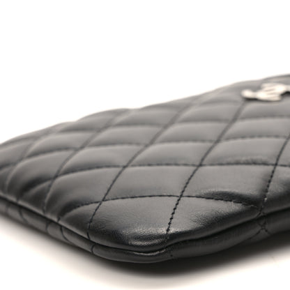 Chanel Lambskin Quilted Crossbody Bag Black 9 of 9