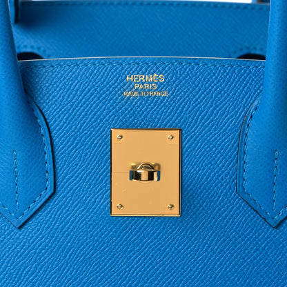 Hermes Epsom Birkin 30 Bleu Zanzibar 23 of 43
