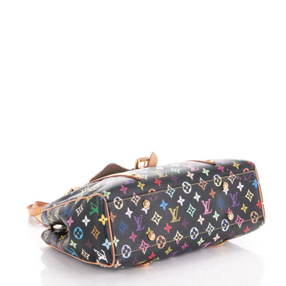 Louis Vuitton Monogram Multicolor Aurelia MM Black 4 of 8