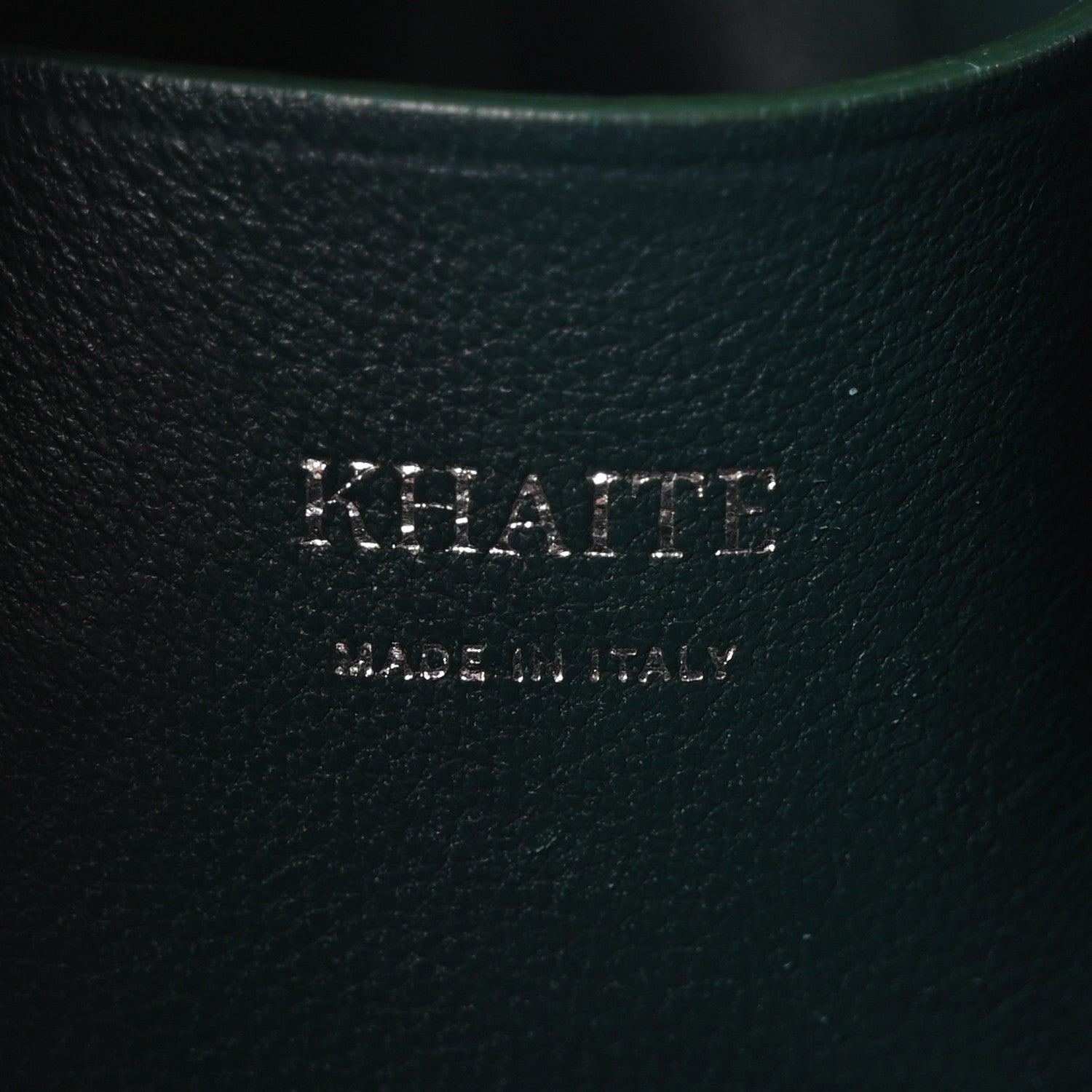 Khaite Suede Studded Small Elena English Green 5 of 9