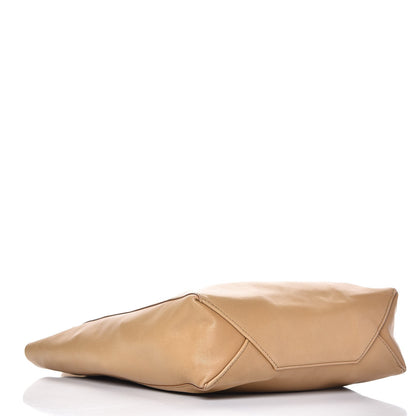 Celine Lambskin Vertical Cabas Beige 4 of 14