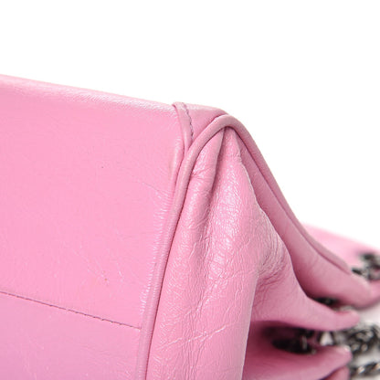 Chanel Glazed Calfskin Quilted Lucky Charms East West Accordion Flap Pink 10 of 12