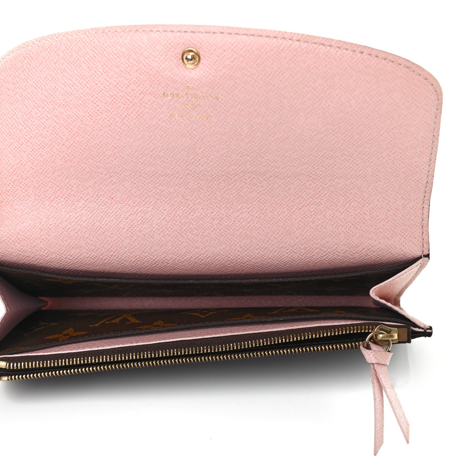 Louis Vuitton Monogram Emilie Wallet Rose Ballerine 5 of 8