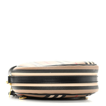 Burberry E-Canvas Calfskin Icon Stripe Louise Bag Archive Beige 4 of 11