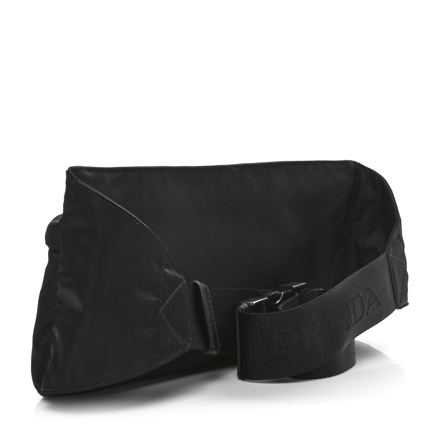 Tessuto Nylon Montagna Belt Bag Black