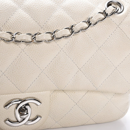 Chanel Caviar Medium Easy Flap Ivory 8 of 13