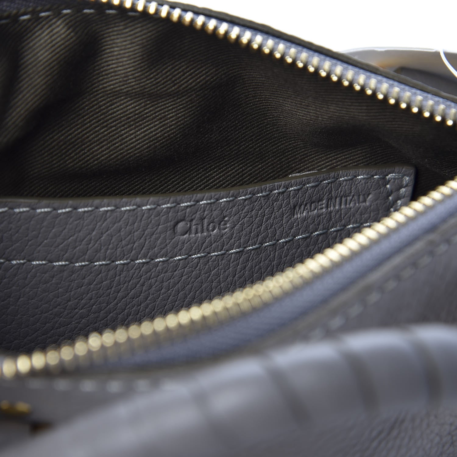 Chloe Calfskin Mini Marcie Satchel Cashmere Grey 7 of 9