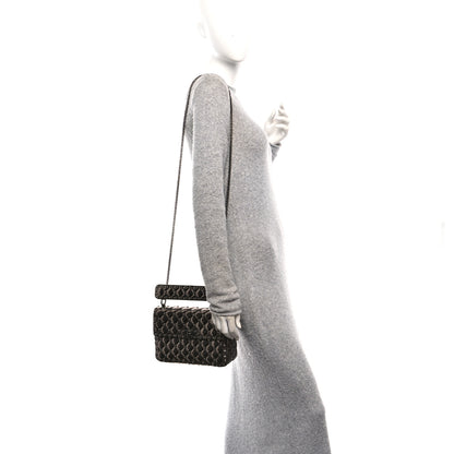 Valentino Garavani Metallic Patent Medium Rockstud Spike Shoulder Bag Rutenio 2 of 10