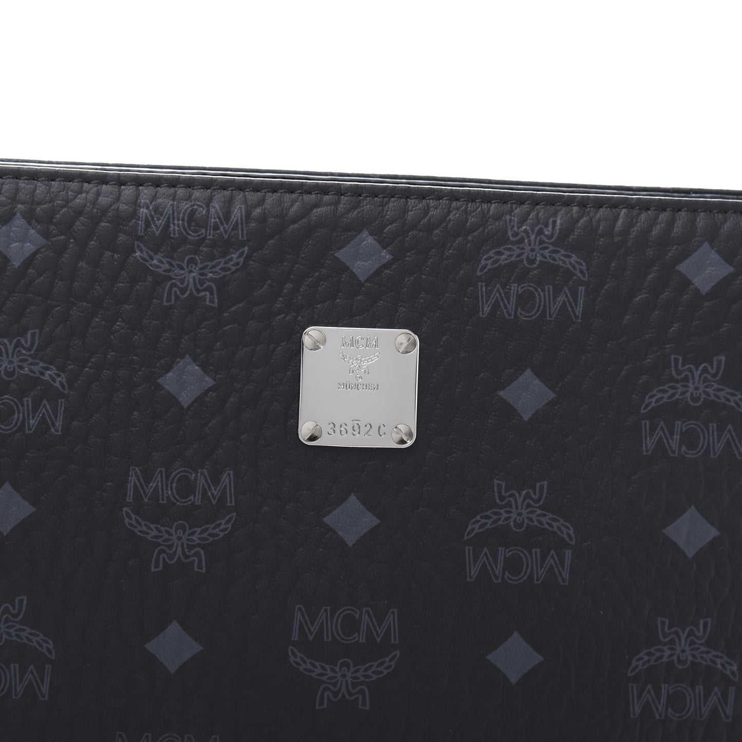 Visetos Medium Zip Pouch Black