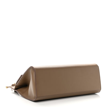 Givenchy Calfskin Large Whip Top Handle Shoulder Bag Taupe 4 of 10