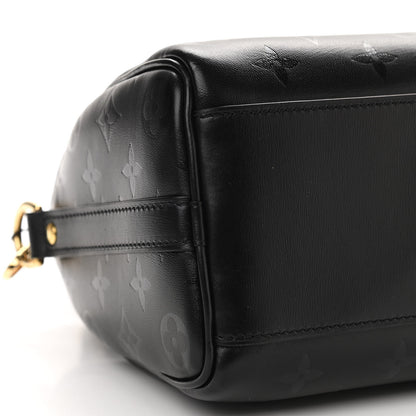 Louis Vuitton Monogram Ink Speedy BB Black 7 of 9