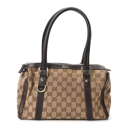 Gucci Monogram Small Abbey Boston Brown 1 of 11