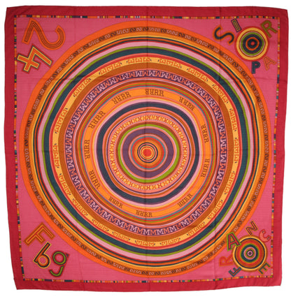 Hermes Cashmere Silk Tohu Bohu Shawl Scarf 140 4 of 5