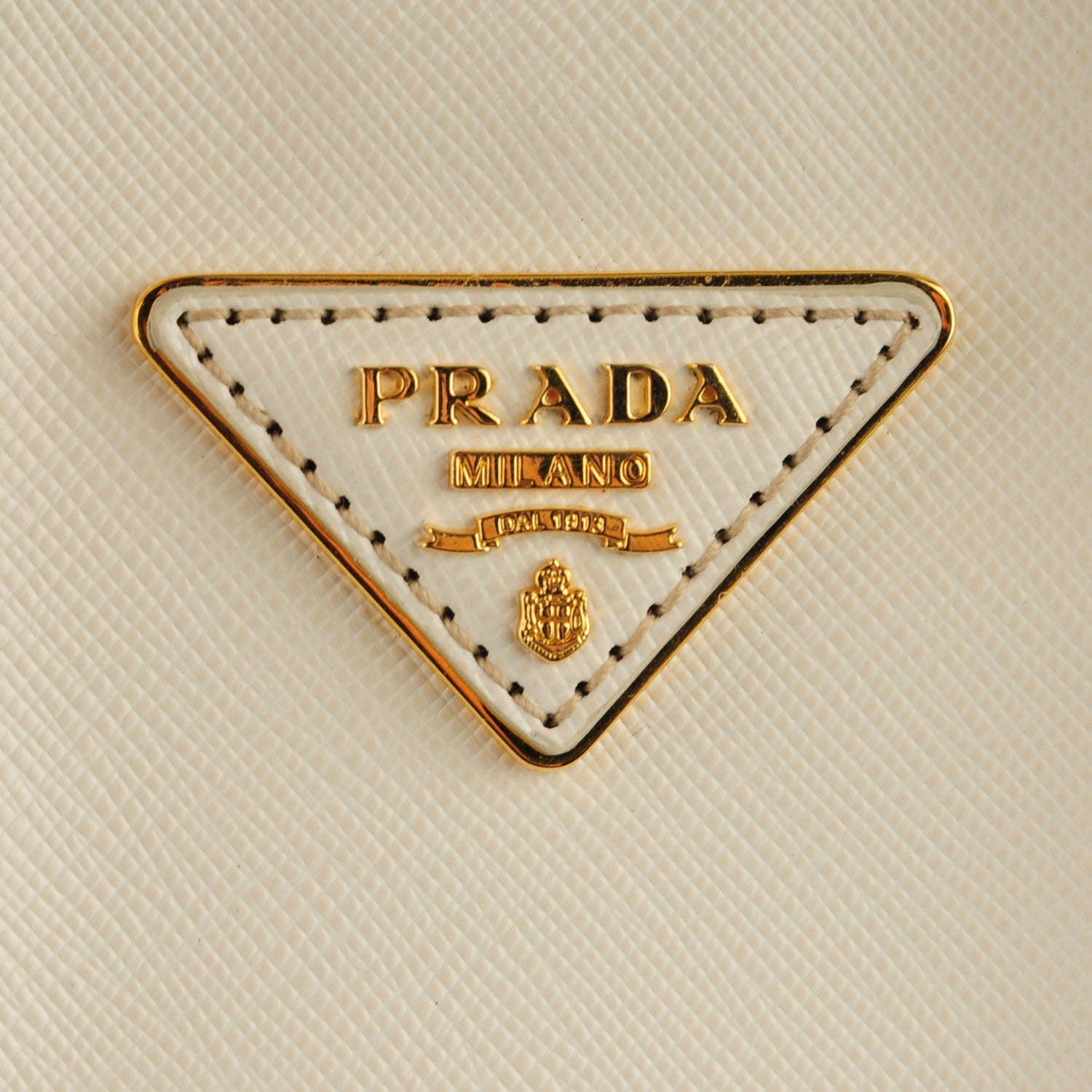 Prada Saffiano Lux Large Tote Talco 7 of 10
