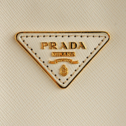 Prada Saffiano Lux Large Tote Talco 7 of 10