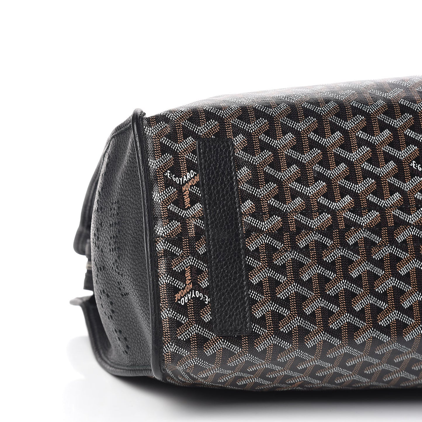 Goyardine Sac Hardy Pet Carrier PM Black