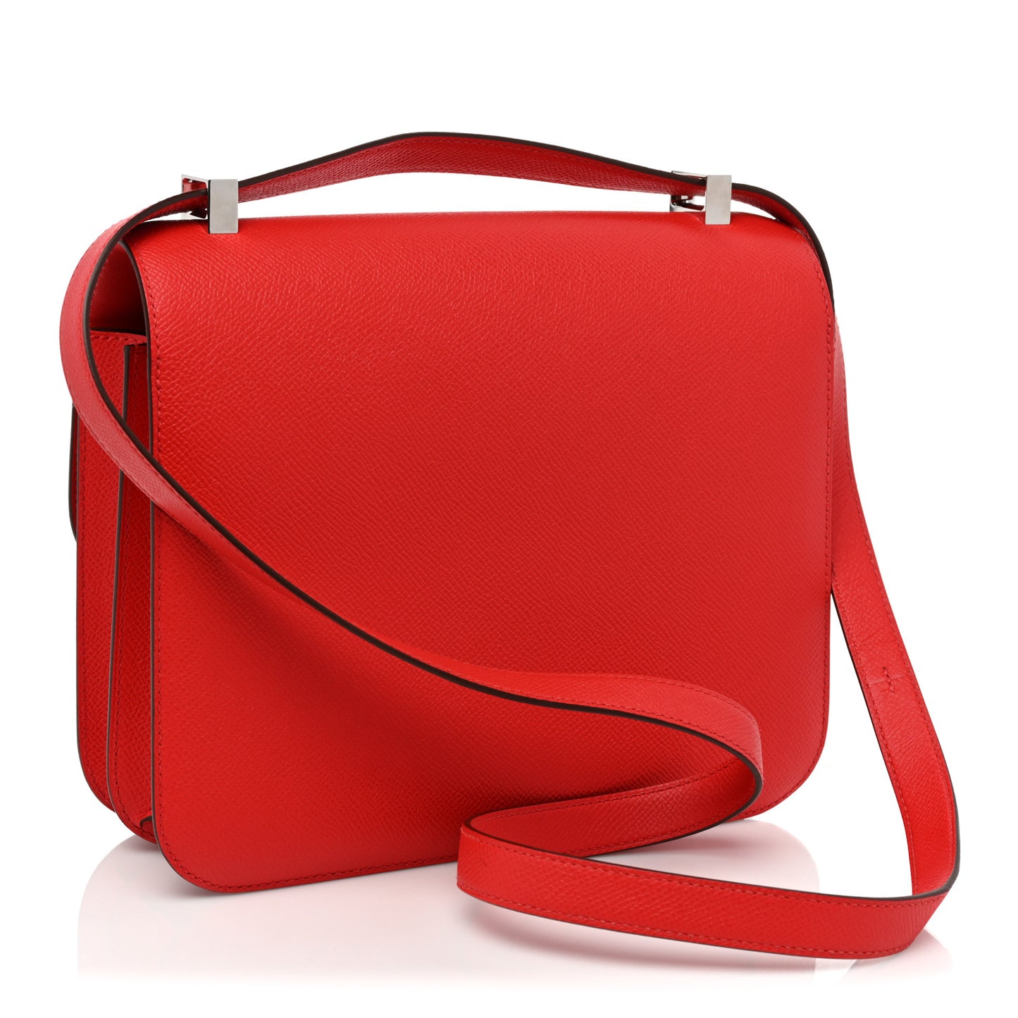 Epsom Enamel Constance 24 Rouge De Coeur Rubis