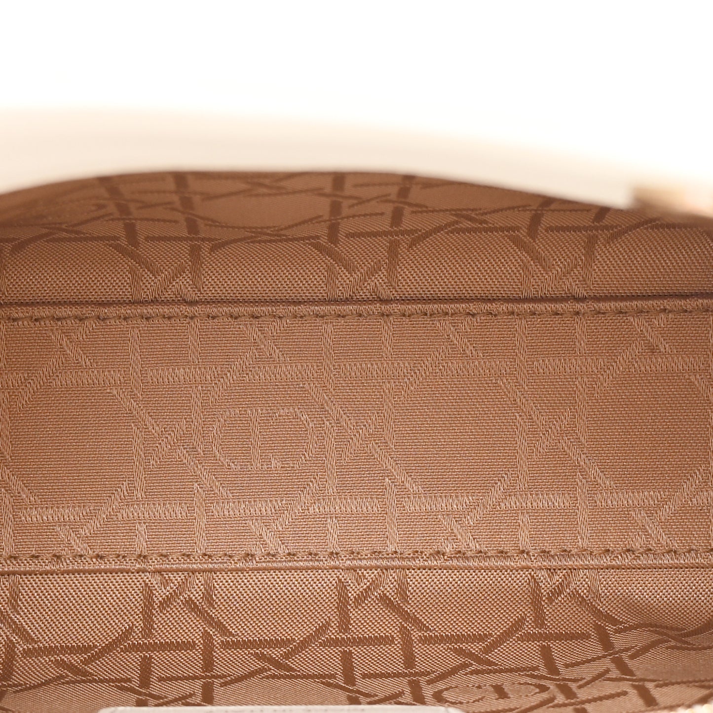 Lambskin Cannage Mini Lady Dior White