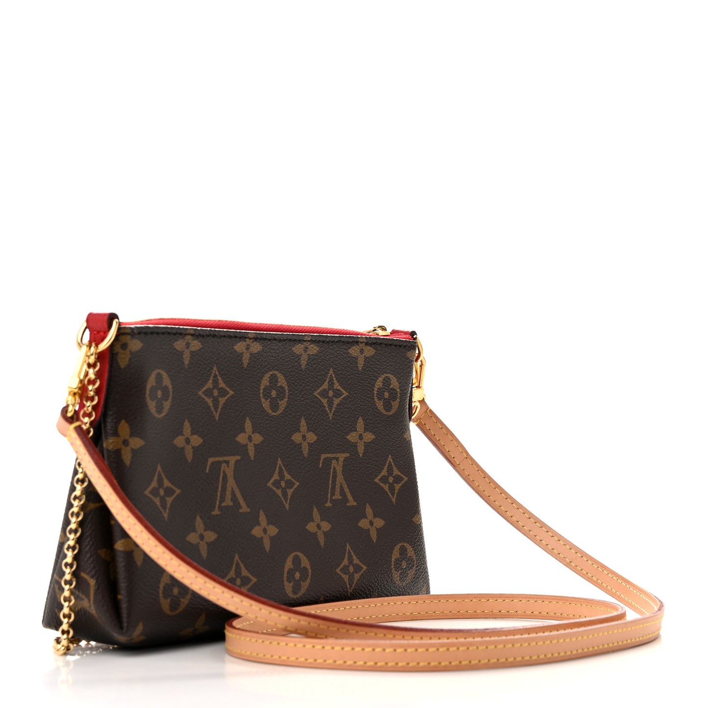 Monogram Pallas Clutch Cherry