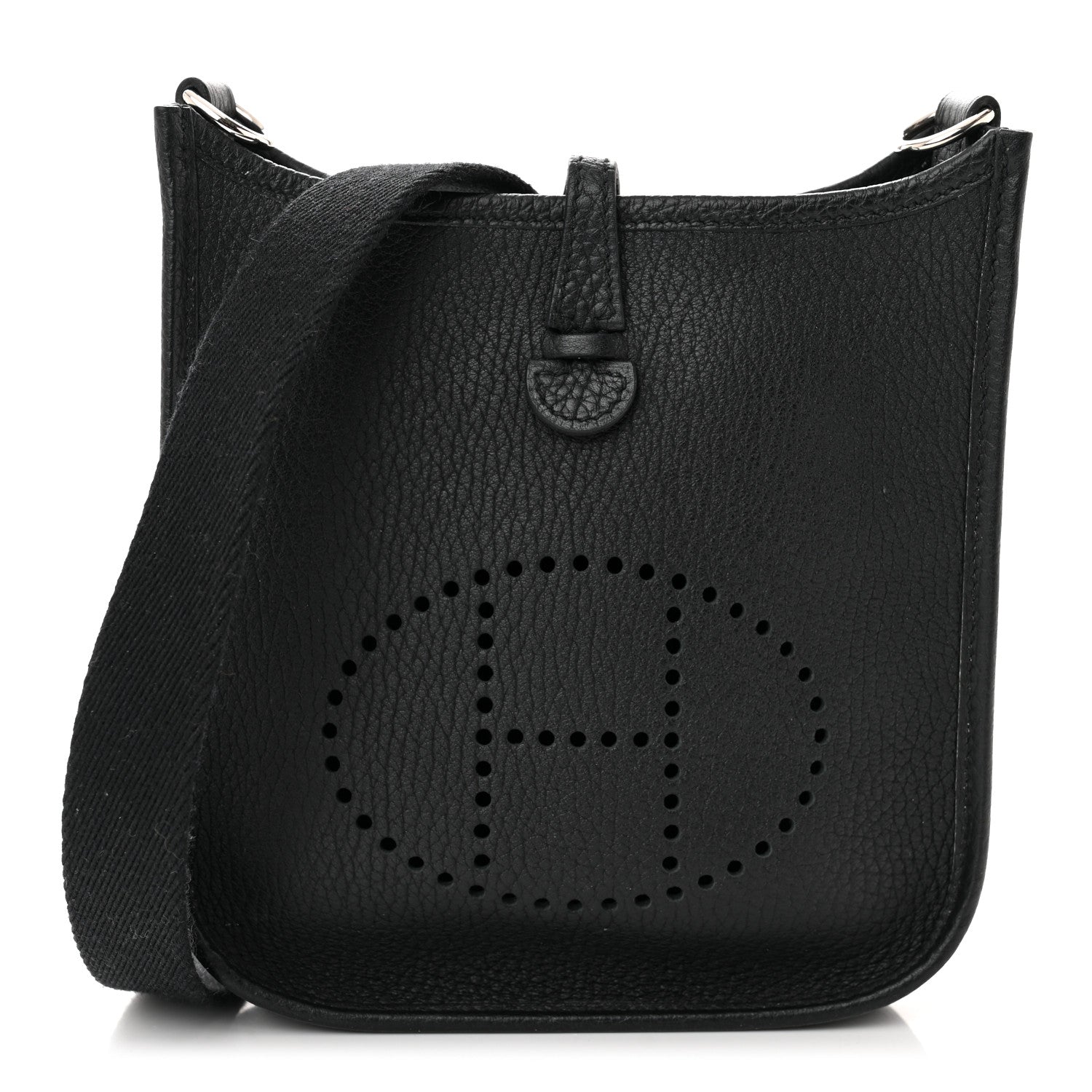 Hermes Taurillon Clemence Evelyne TPM Black 1 of 10