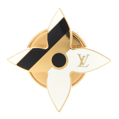 Louis Vuitton Summer Feel Striped Fleur Magnet Brooch 1 of 5