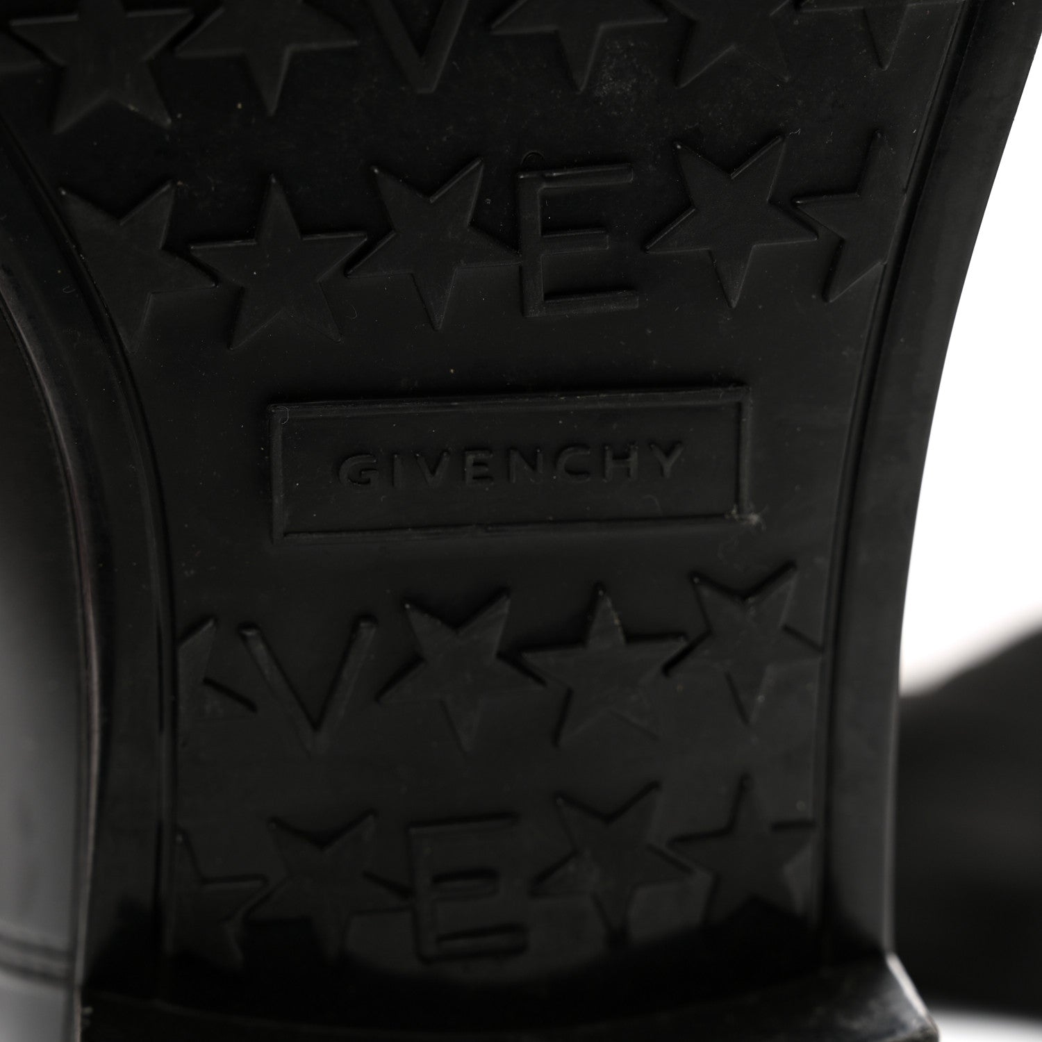 Givenchy Knit Rubber Storm Over The Knee Boots 41 Black 6 of 10