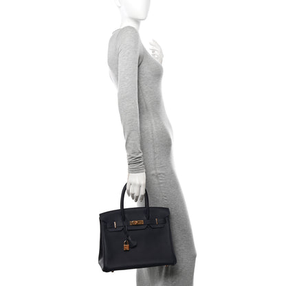 Hermes Togo Birkin 30 Bleu Nuit 2 of 13