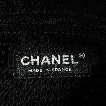 Chanel Lambskin Stitched Medium Ultimate Soft Tote Black 6 of 9