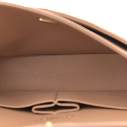Chanel Caviar Quilted Medium Double Flap Dark Beige 5 of 12