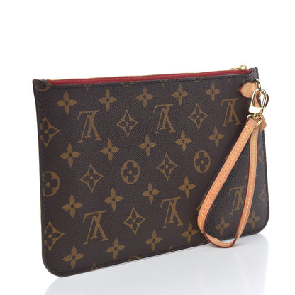 Louis Vuitton Monogram Neverfull MM GM Pochette Cherry 3 of 8