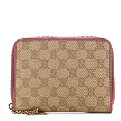 Gucci Monogram Zip Around Agenda Pink 1 of 9