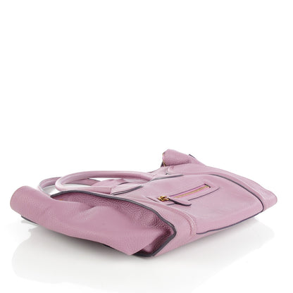 Celine Pebbled Calfskin Mini Luggage Lilac 2 of 11